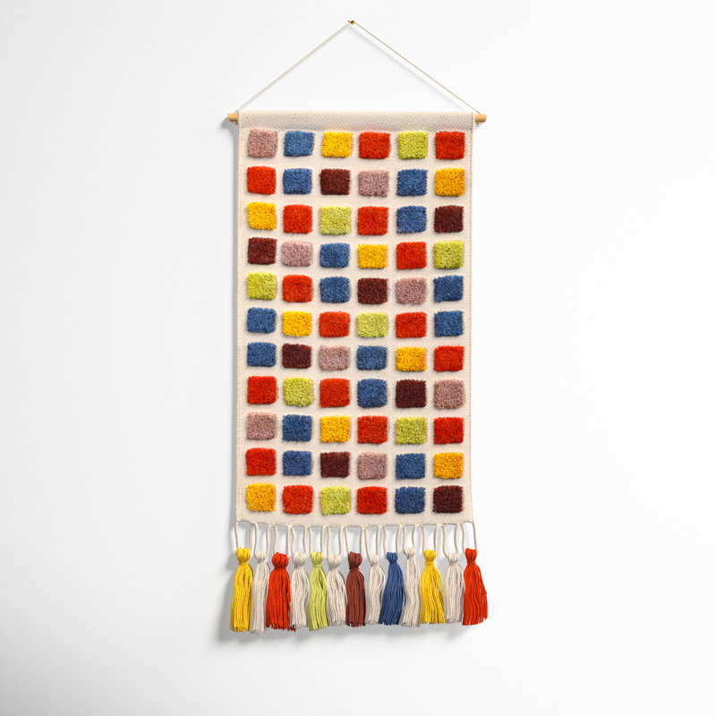 A closer look at Textured Wall Hanging For Family Room